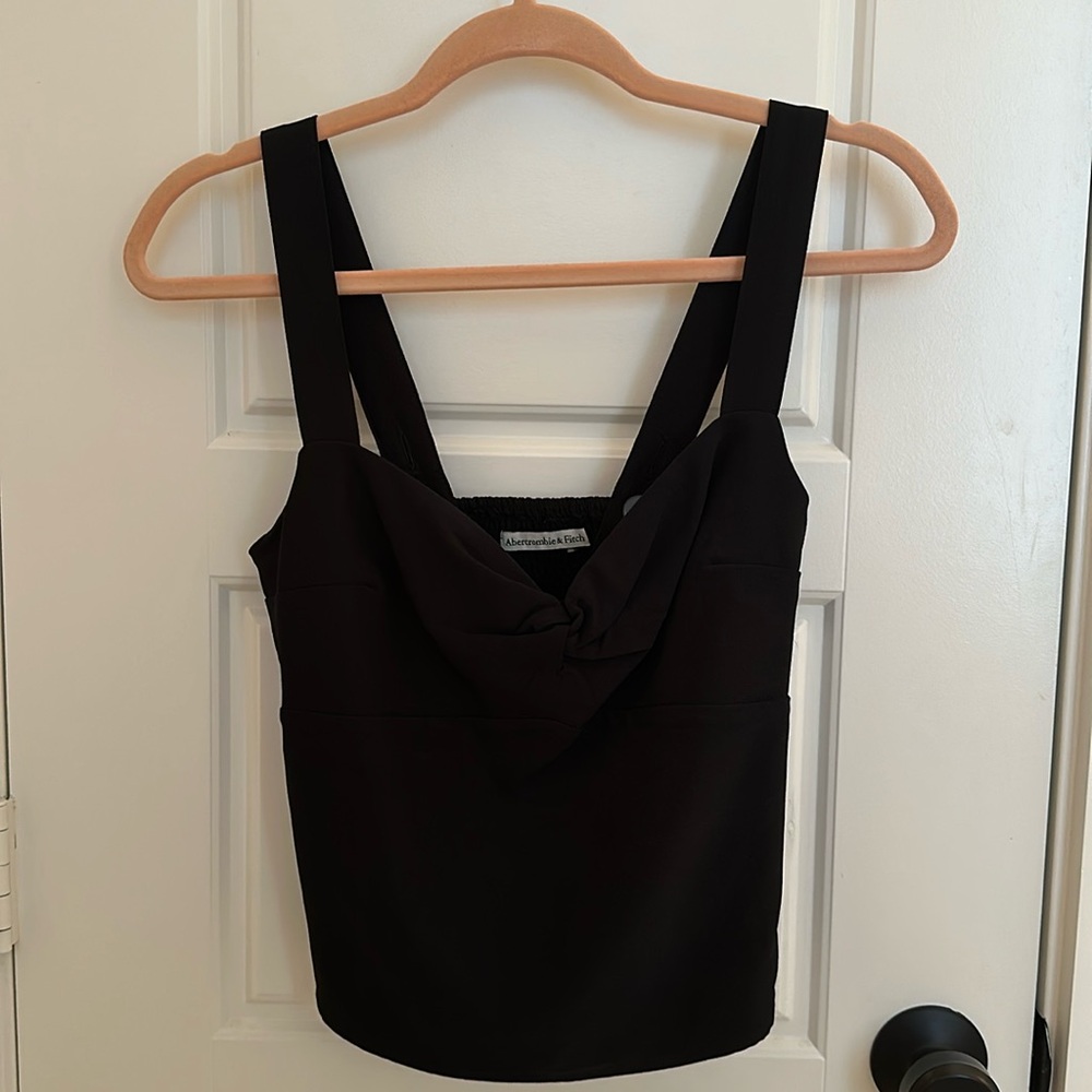 A&F dressy black tank top